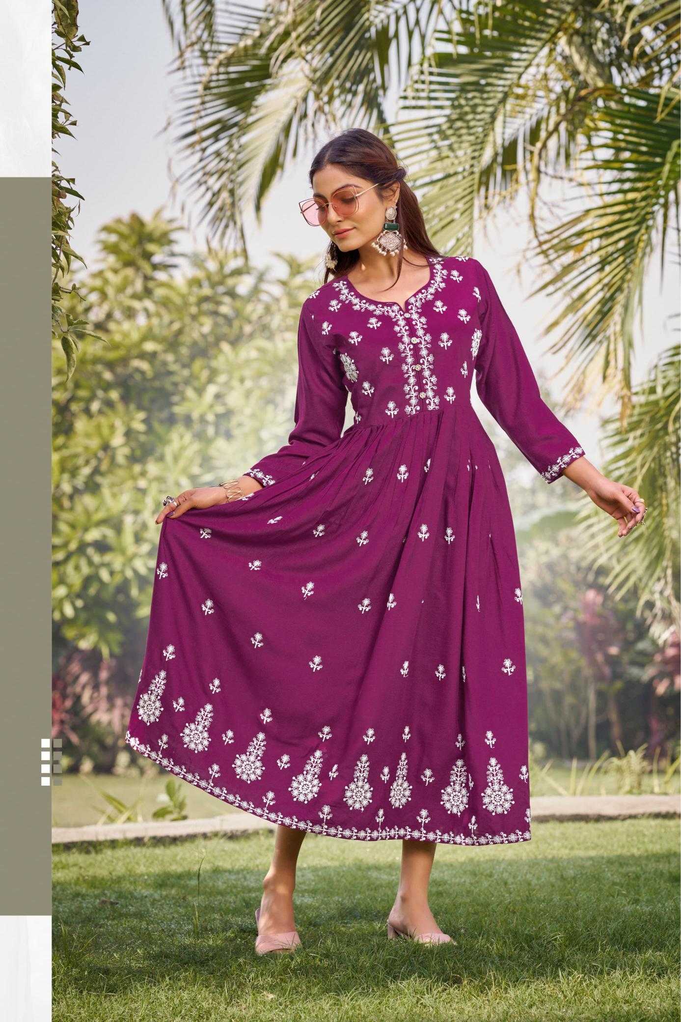 Ynf Rayon KESH443 Lakhnavi Vol 03 Setwise Collections Wholesale Kurtis Catalogs Manufacturer