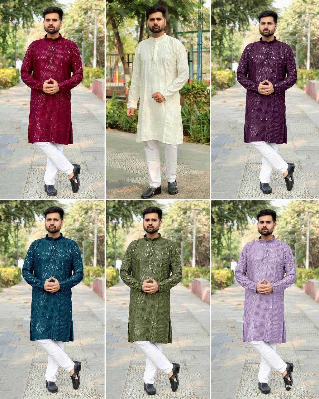 Ynf Rayon RIN125 Riwaaz 4.0 Mens Wear Diwali Collections Festive Collections Wholesale Mens Kurta Pyjama Men Wedding kurta Embroidered Kurta Pajama Manufacturer