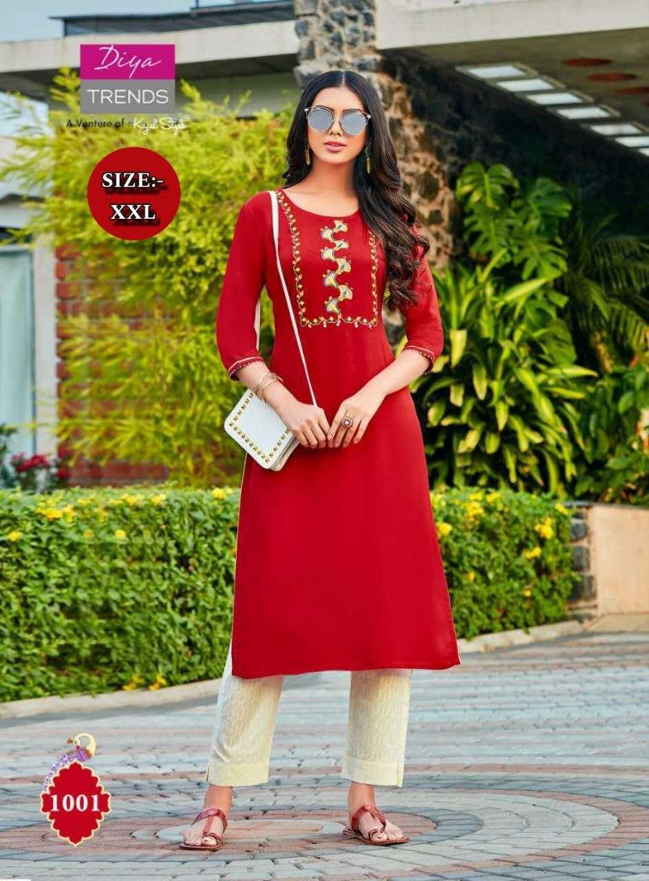 Ynf Reyon Cotton KESH354 GMR14 Kurti Wholesale Casual Kurtis Workwear Kurtis Embroidered Kurtis Manufacturer