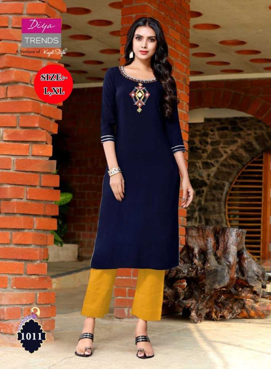 Ynf Reyon Cotton KESH354 GMR14 Kurti Wholesale Casual Kurtis Workwear Kurtis Embroidered Kurtis Manufacturer