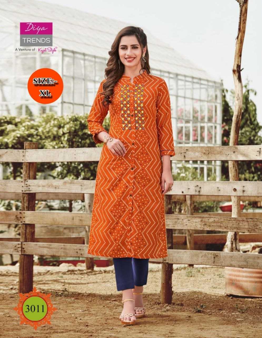 Ynf Reyon Cotton KESH354 GMR14 Kurti Wholesale Casual Kurtis Workwear Kurtis Embroidered Kurtis Manufacturer