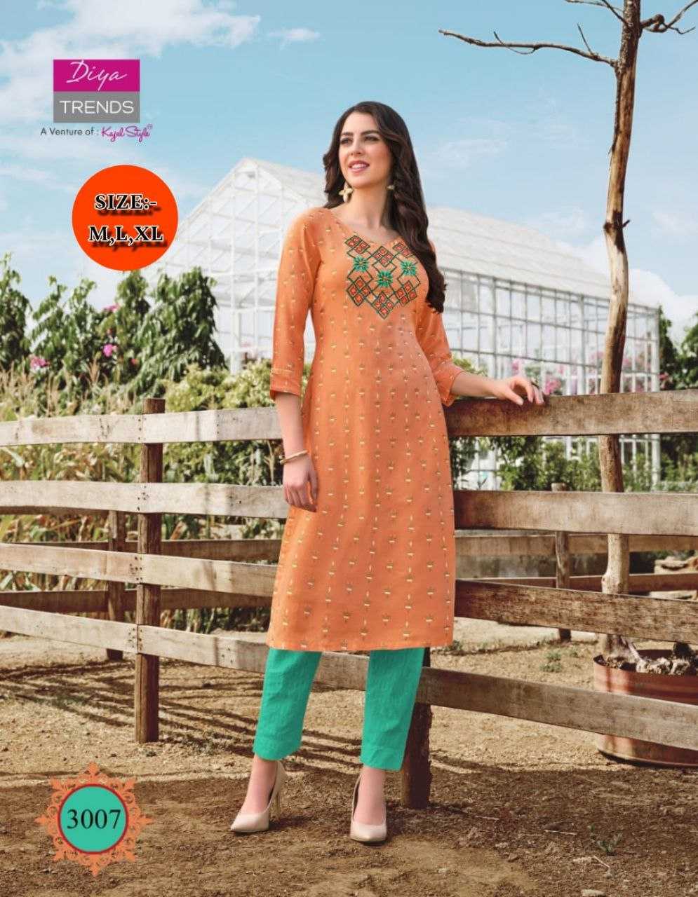 Ynf Reyon Cotton KESH354 GMR14 Kurti Wholesale Casual Kurtis Workwear Kurtis Embroidered Kurtis Manufacturer