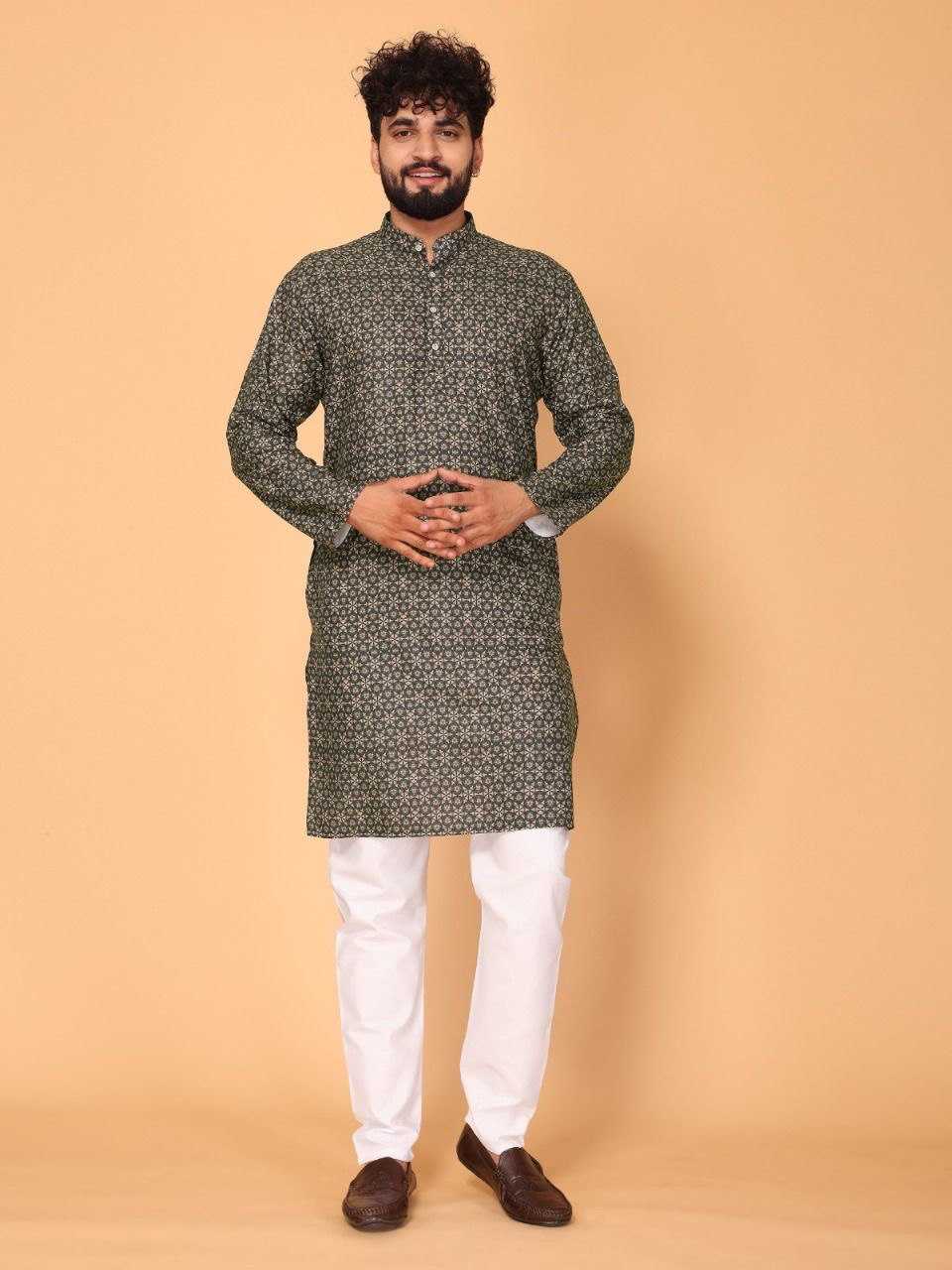 Ynf Reyon Cotton KESH358 SHE09 Mens Wear Diwali Collections Festive Collections Wholesale Mens Kurta Pyjama Men Cotton Kurta Men Kurta Pajama Manufacturer