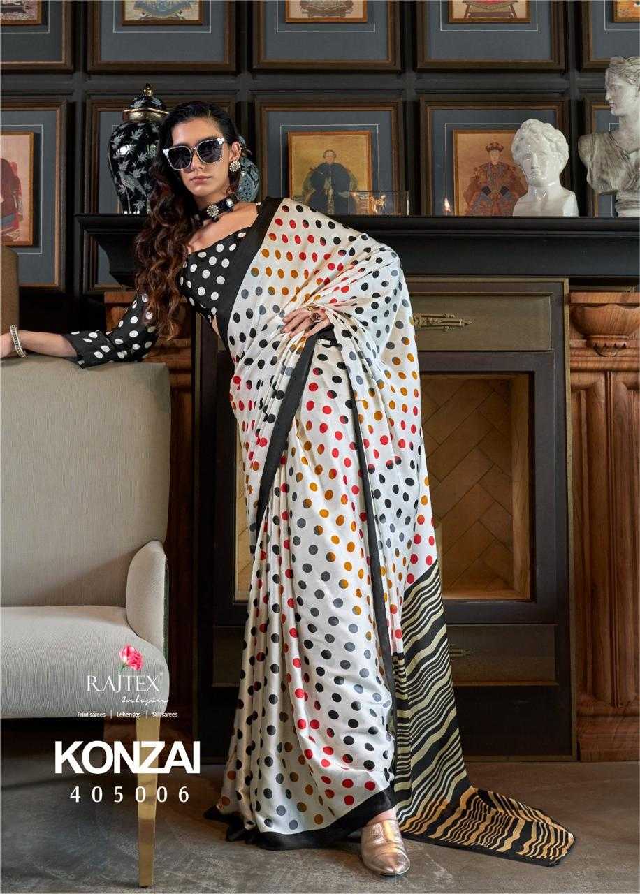 Ynf Satin KESH113 Konzai Sarees Wholesale Printed Sarees Crape Satin Sarees Satin Sarees Manufacturer