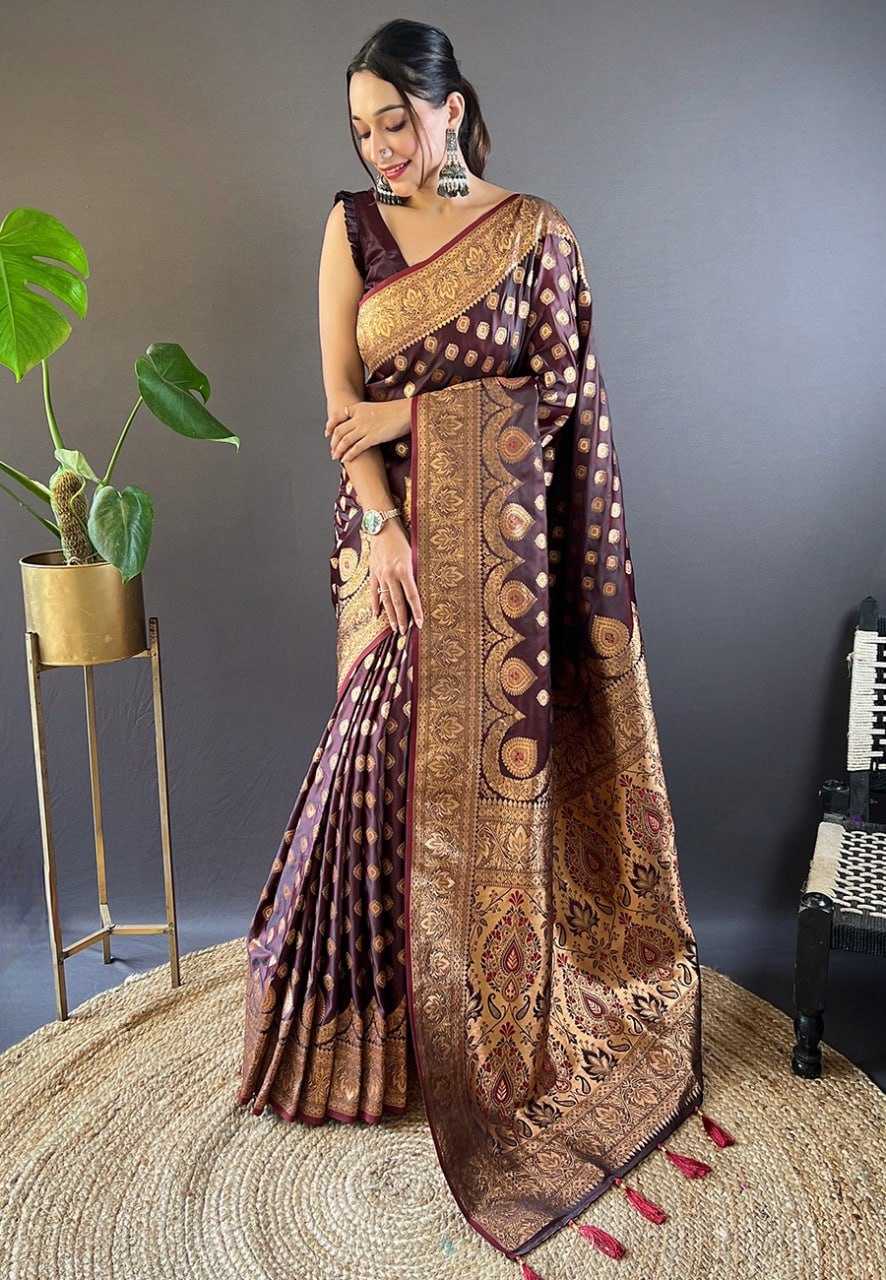 Ynf Satin Silk RIN116 REW02 Sarees Wholesale Silk Sarees Zari Sarees Satin Sarees Manufacturer