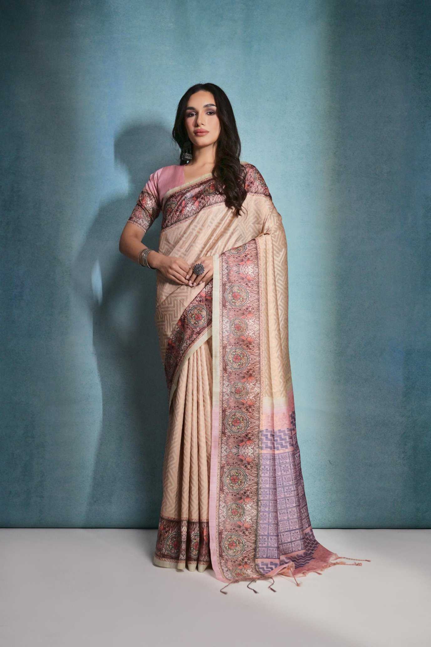 Ynf Silk Cotton KESH165 JAKI Silk Sarees Wholesale Designer Silk Sarees Cotton Silk Sarees Kalamkari Silk Sarees Manufacturer