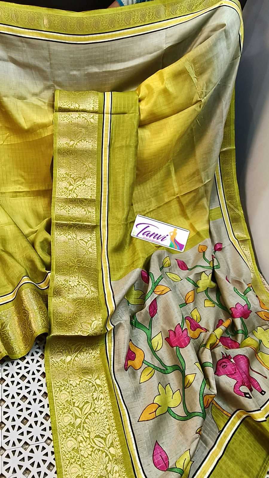 Ynf Silk KESH203 MTW05 Silk Sarees Wedding Collections Festive Collections Wholesale Lightweight Silk Sarees Zari Border Silk Sarees Kalamkari Silk Sarees Manufacturer