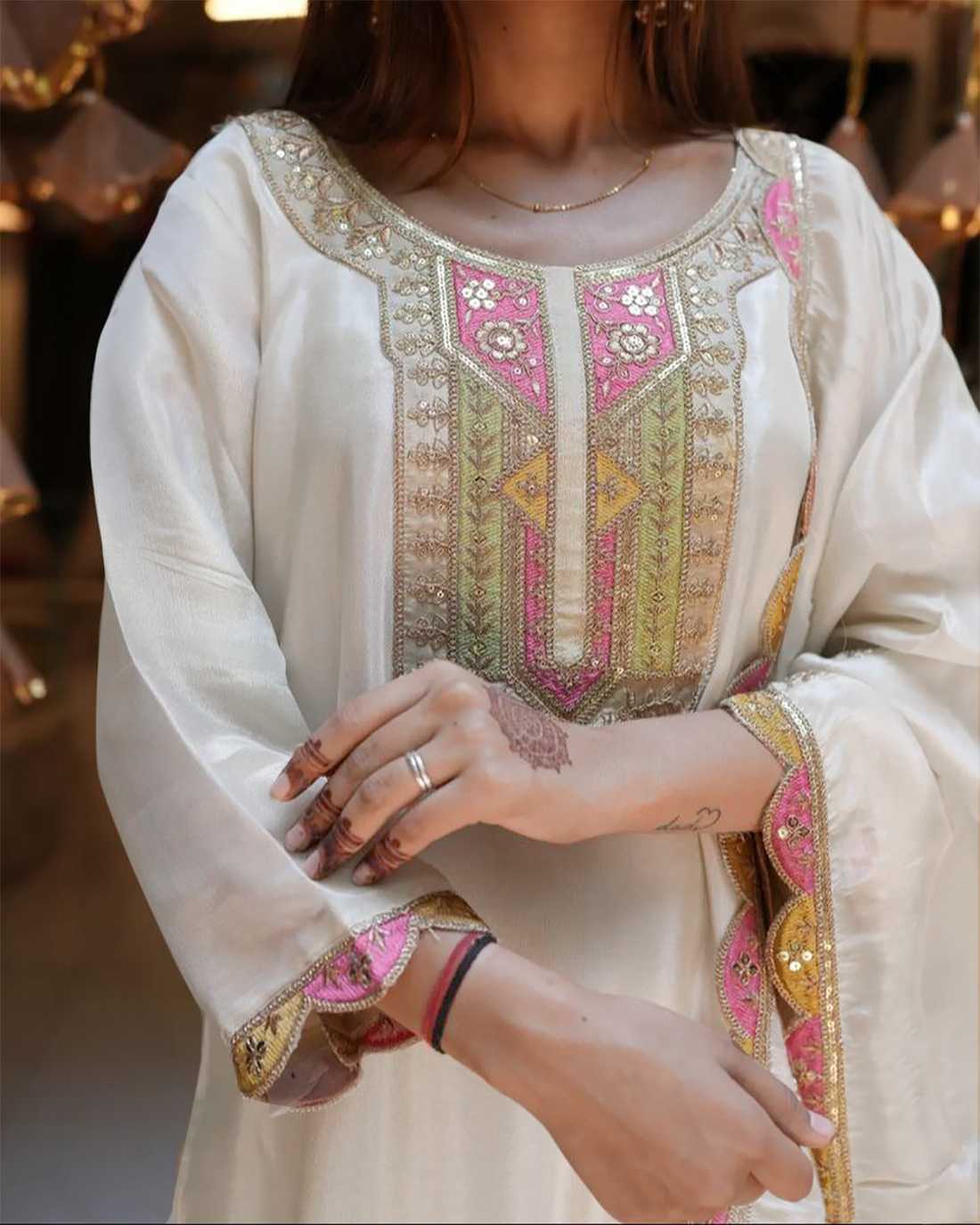 Ynf Silk KESH334 MILANO Suits & Dresses Wedding Collections Festive Collections Wholesale Embroidery Suits Silk Suits Long Kurti Suits Manufacturer