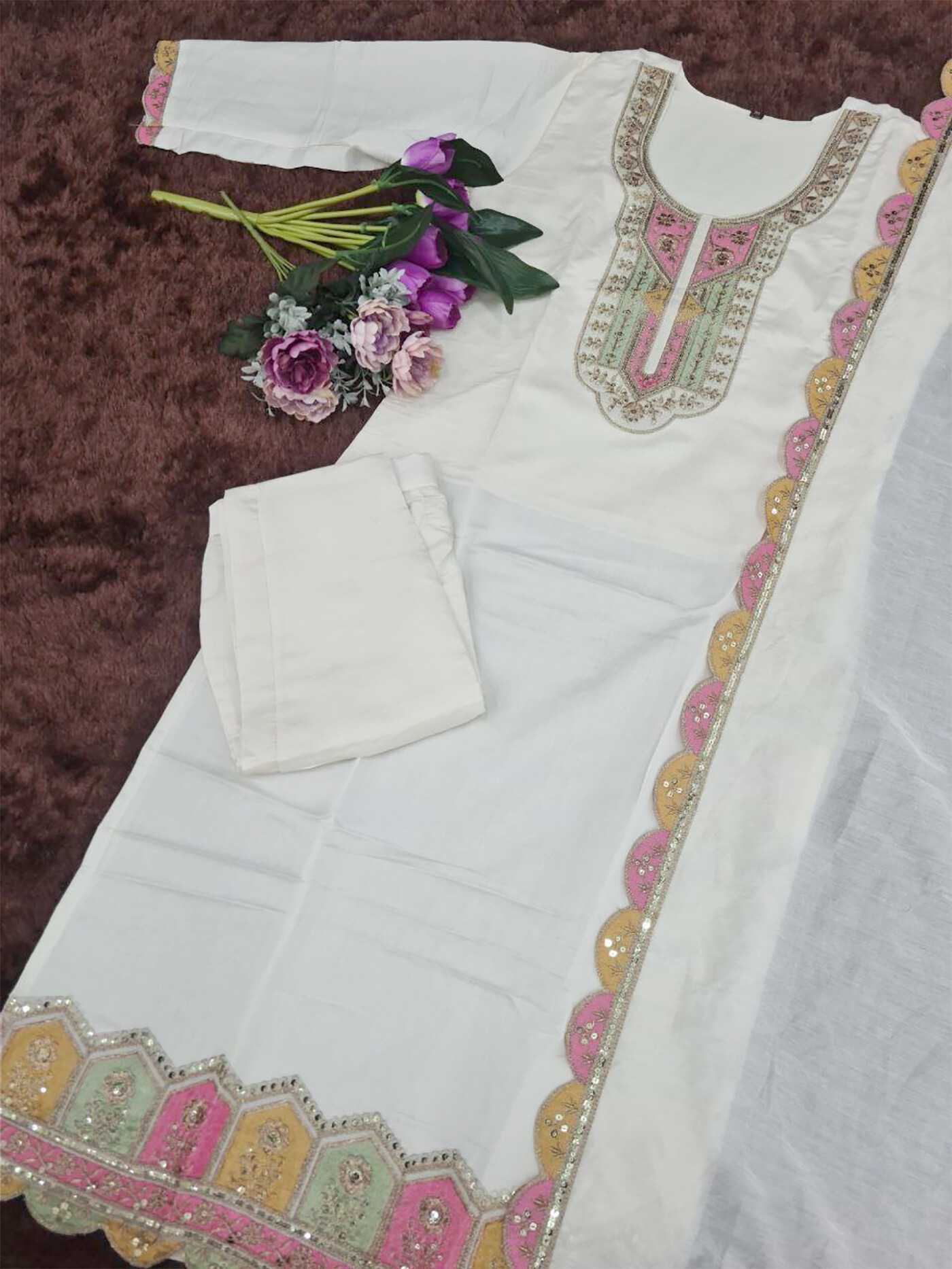 Ynf Silk KESH334 MILANO Suits & Dresses Wedding Collections Festive Collections Wholesale Embroidery Suits Silk Suits Long Kurti Suits Manufacturer