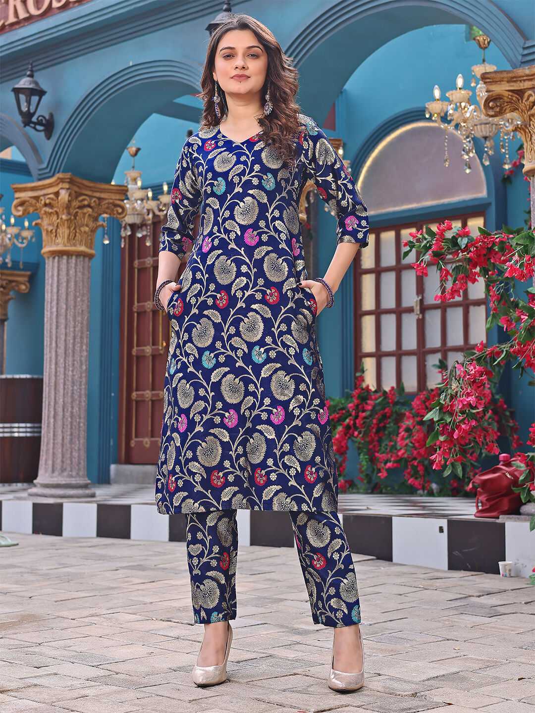 Ynf Silk KESH334 ROOPA Suits & Dresses Wedding Collections Festive Collections Wholesale Designer Suits Silk Suits Long Kurti Suits Manufacturer