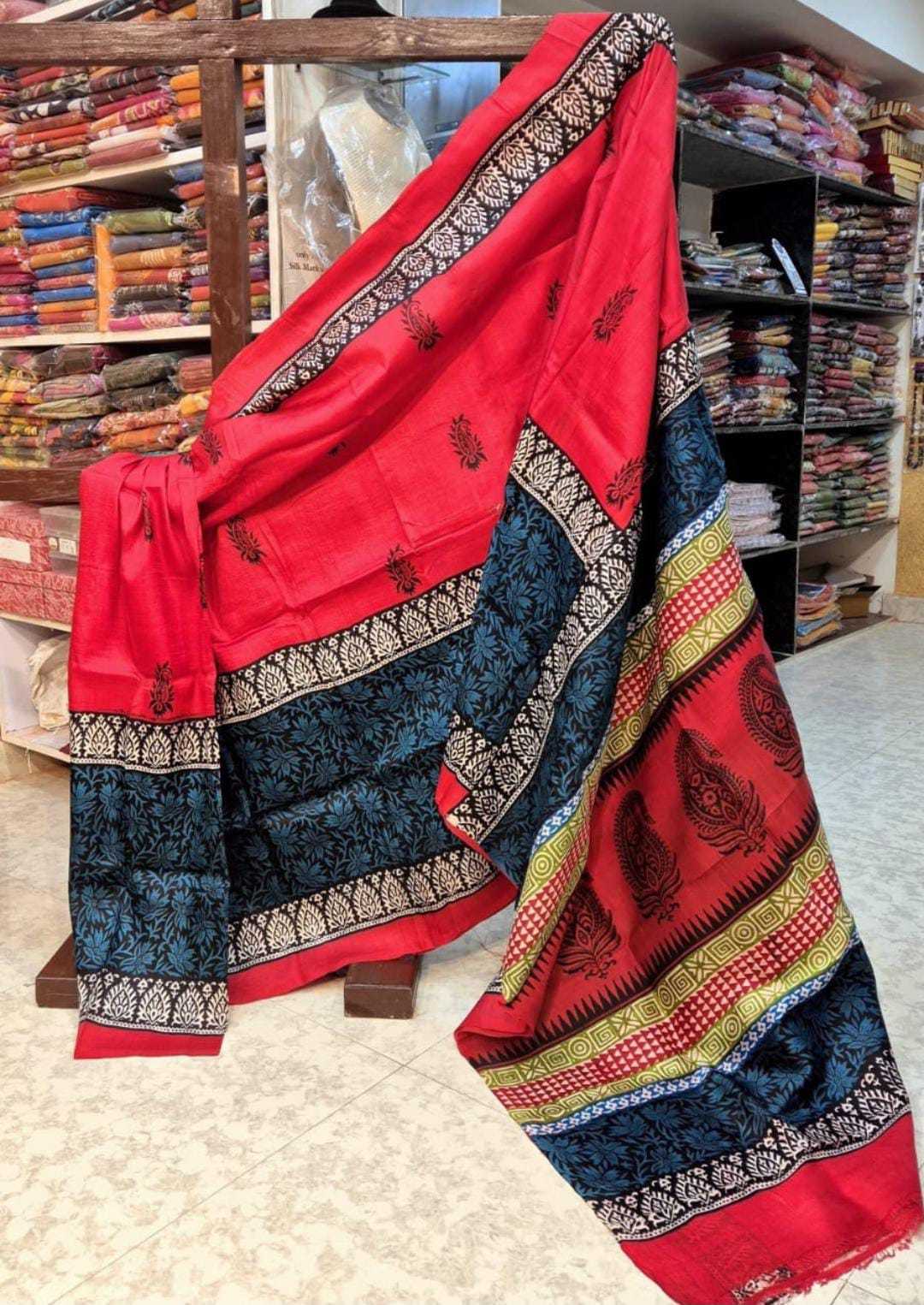 Ynf Silk KESH418 MKD49 Sarees Silk Sarees Festive Collections Wholesale Party Wear Sarees Fancy Sarees Block Print Sarees Manufacturer