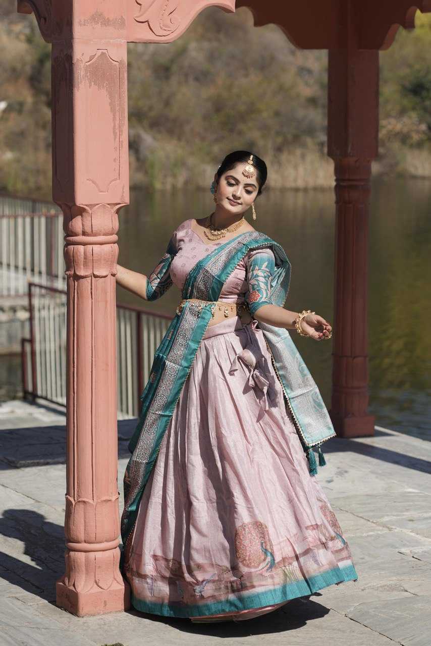 Ynf Silk RIN119 9012 Lehengas Wedding Collections Festive Collections Wholesale Silk Lehenga Printed Lehenga Lehenga With Cancan Manufacturer