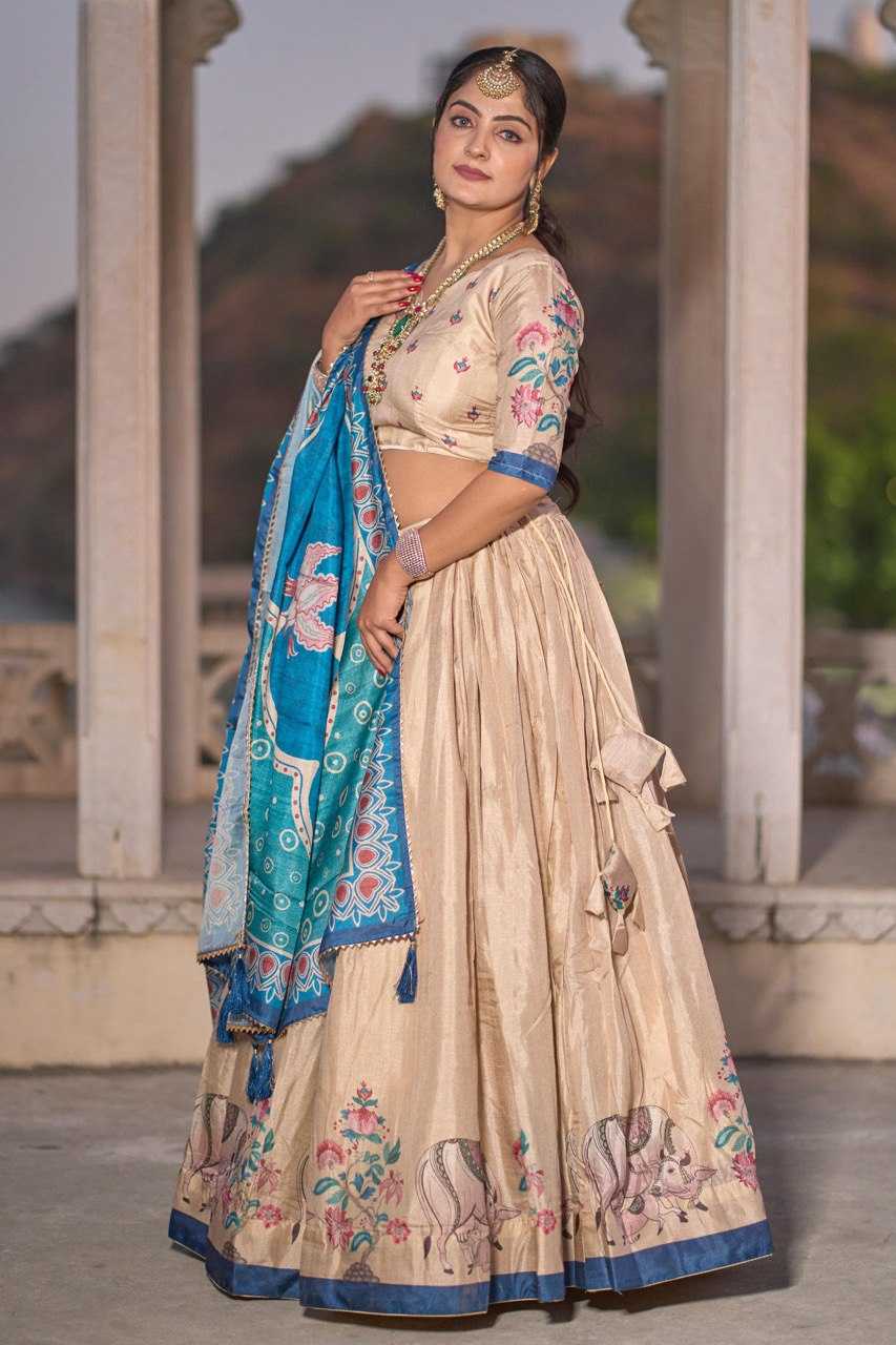 Ynf Silk RIN119 9021 Lehengas Wedding Collections Festive Collections Wholesale Silk Lehenga Printed Lehenga Lehenga With Cancan Manufacturer