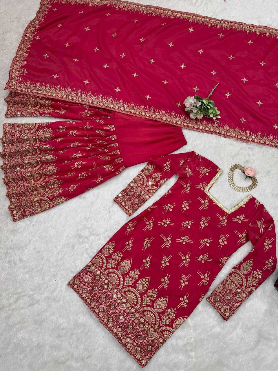 Ynf Simar silk RIN169 5828 Suits & Dresses Wedding Collections Festive Collections Wholesale Sharara Salwar Suits Ladies Silk Suit Designer Suits Manufacturer