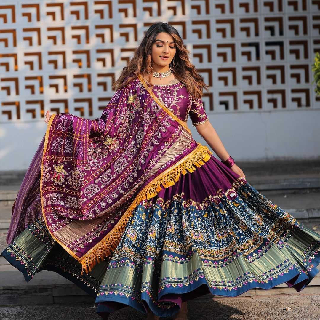 Ynf Soft Butter Silk KESH396 NAVRATRI Lehengas Wedding Collections Festive Collections Wholesale Designer Lehenga Silk Lehenga Printed Lehenga Manufacturer