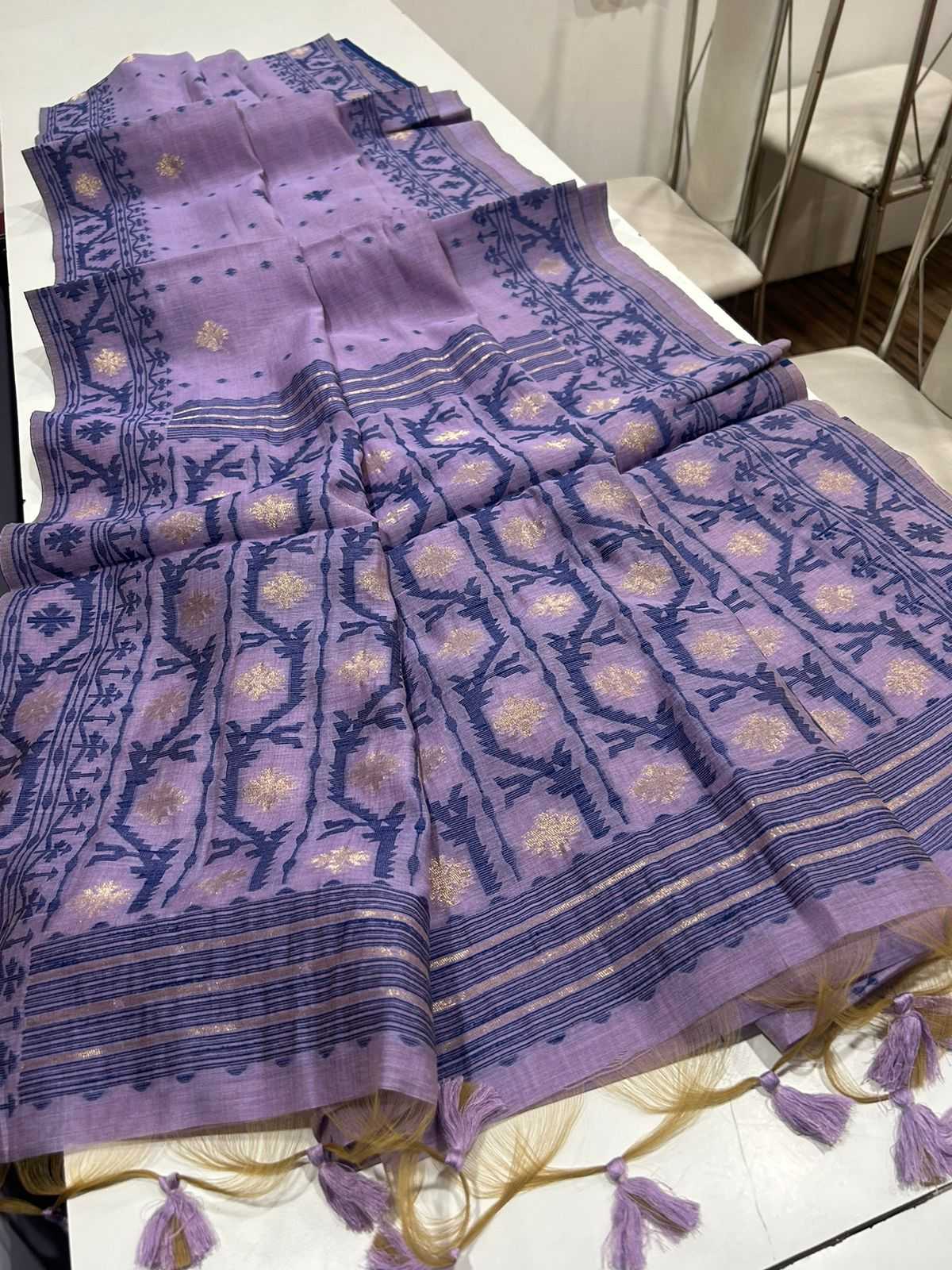 Ynf Soft Cotton KESH165 MUGA COTTON JAMDANI 5 Sarees Wholesale Designer Sarees Butta Sarees Cotton Sarees Manufacturer