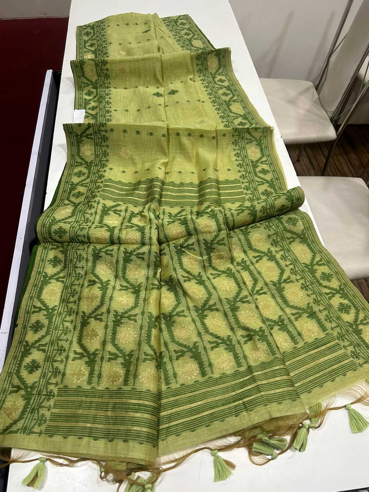 Ynf Soft Cotton KESH165 MUGA COTTON JAMDANI 5 Sarees Wholesale Designer Sarees Butta Sarees Cotton Sarees Manufacturer