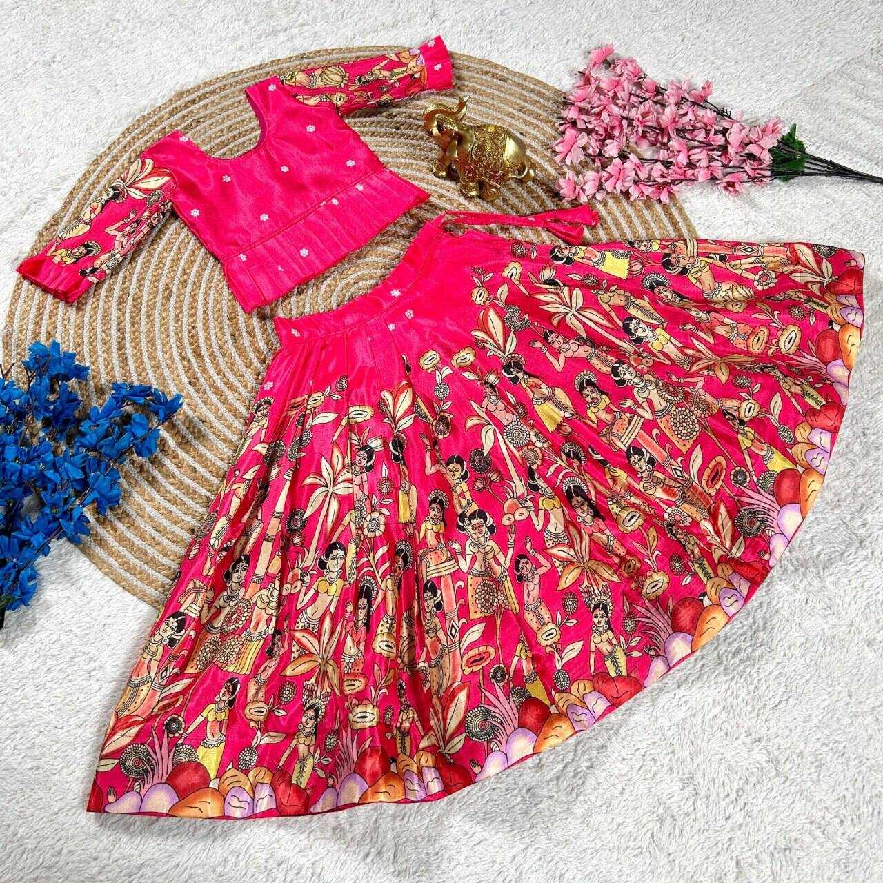 Ynf Soft Dola KESH109 RRK112 Kids Wear Wholesale Kids Lehenga Kids Lehenga Choli Kids Wedding Outfits Manufacturer