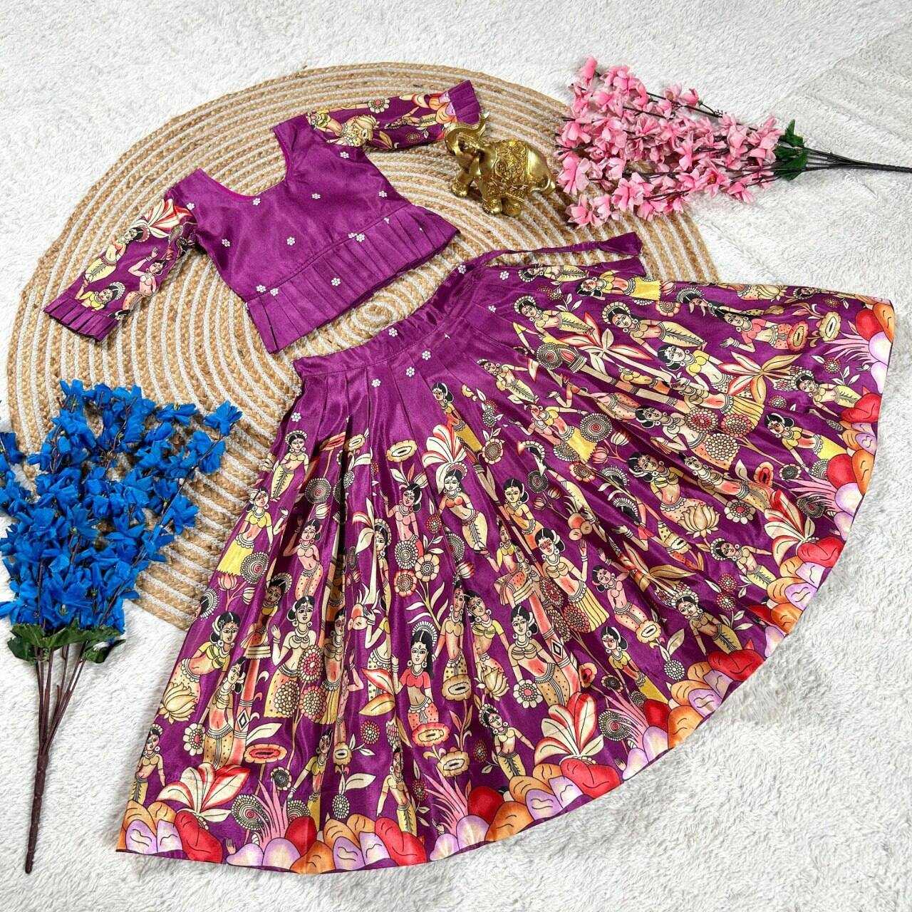 Ynf Soft Dola KESH109 RRK112 Kids Wear Wholesale Kids Lehenga Kids Lehenga Choli Kids Wedding Outfits Manufacturer