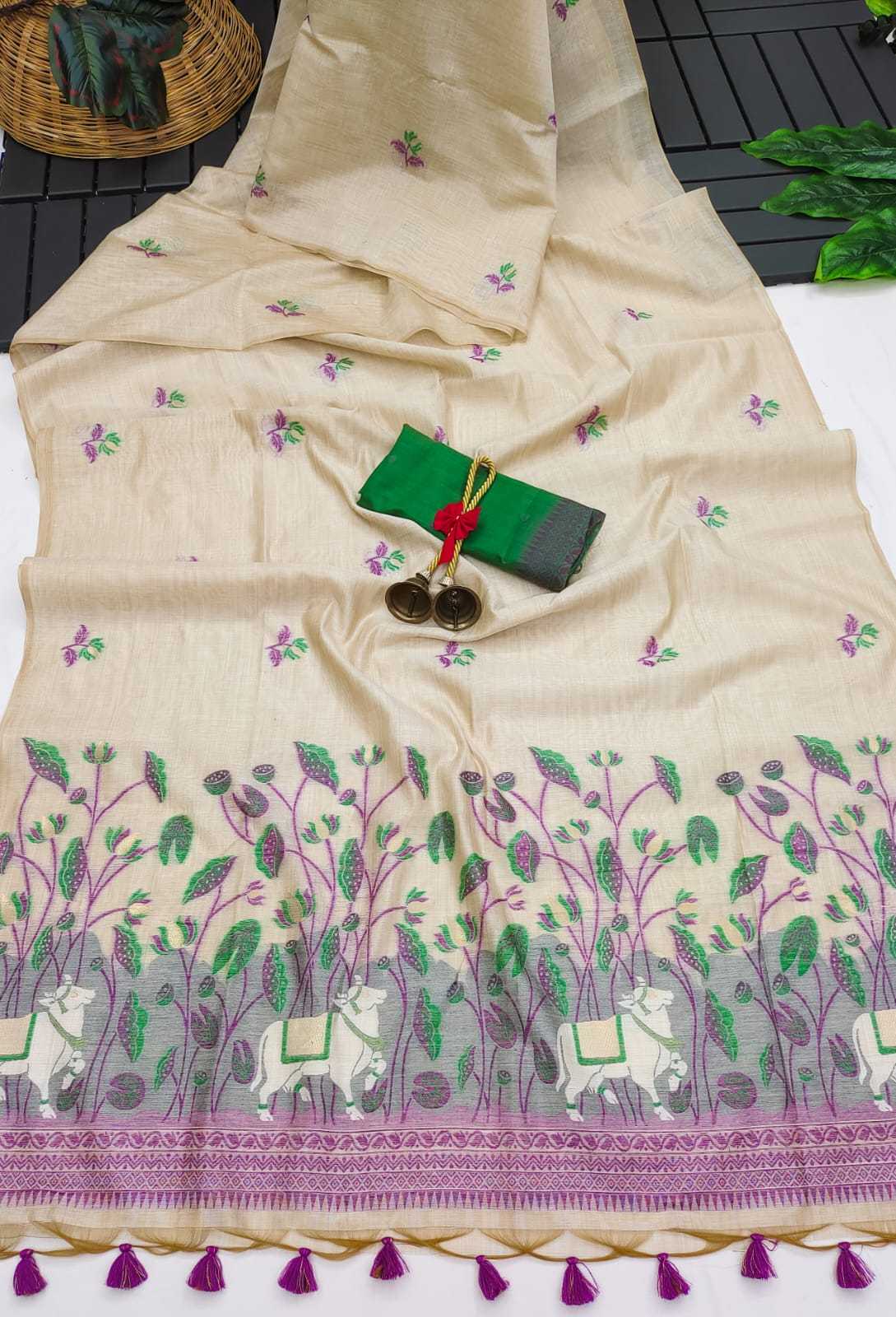 Ynf Soft Muga Silk KESH165 MUGA COTTON COW Silk Sarees Wholesale Soft Silk Sarees Designer Silk Sarees Silk Sarees For Weddings Manufacturer