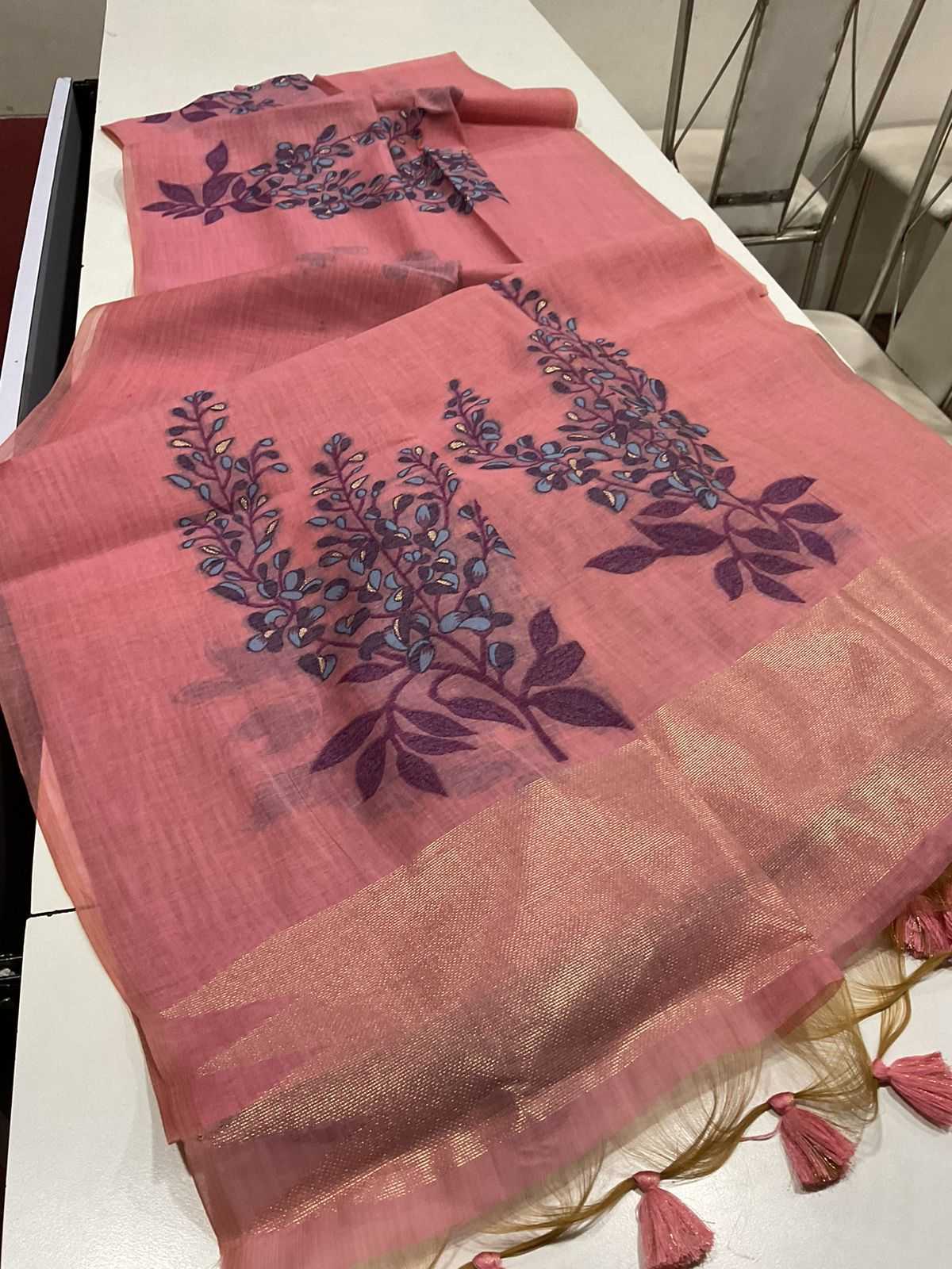 Ynf Soft Muga Silk KESH165 MUGA COTTON TREE 3 Silk Sarees Wholesale Soft Silk Sarees Traditional Silk Sarees Designer Silk Sarees Manufacturer