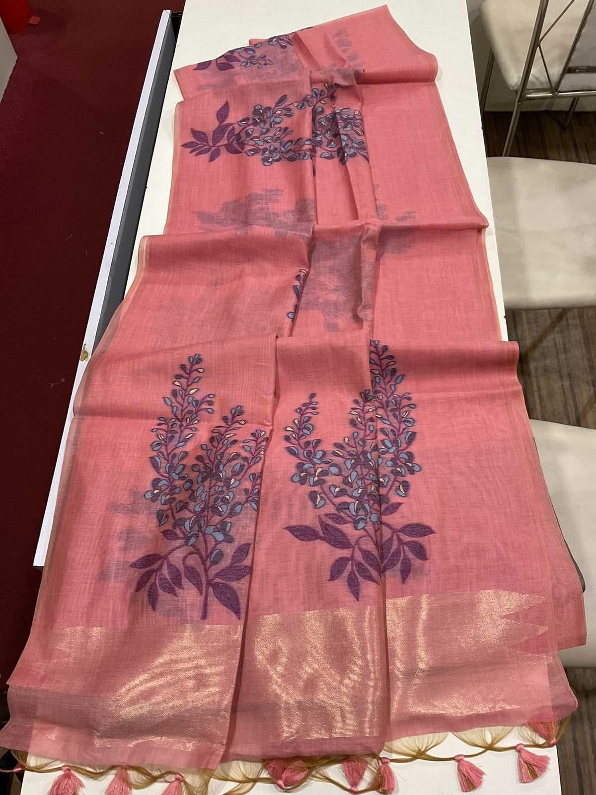 Ynf Soft Muga Silk KESH165 MUGA COTTON TREE 3 Silk Sarees Wholesale Soft Silk Sarees Traditional Silk Sarees Designer Silk Sarees Manufacturer