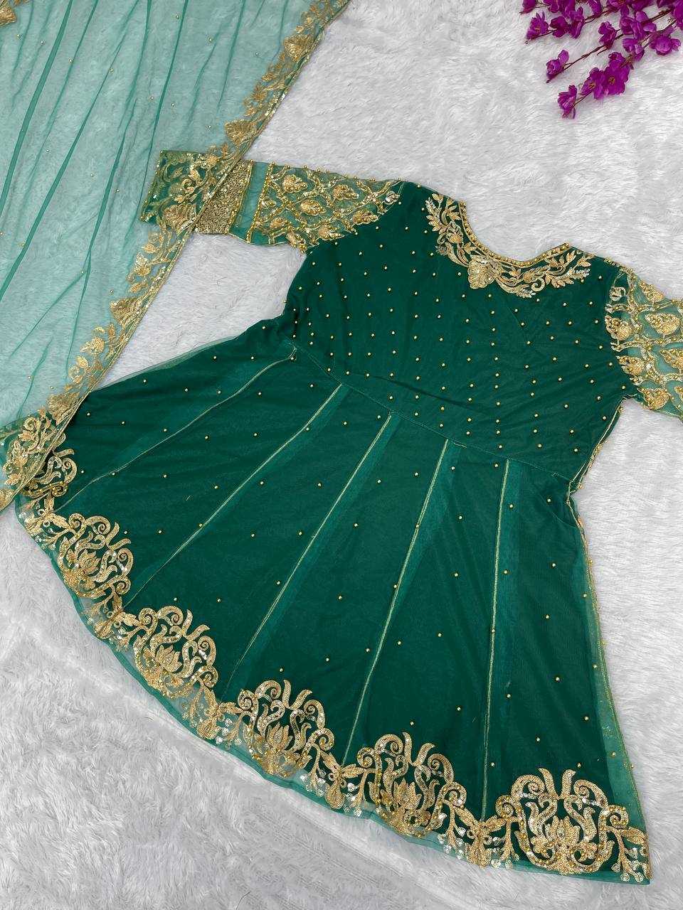 Ynf Soft Net KESH139 1668 Suits & Dresses Wholesale Embroidery Suits Cotton Suits Net Suit Manufacturer