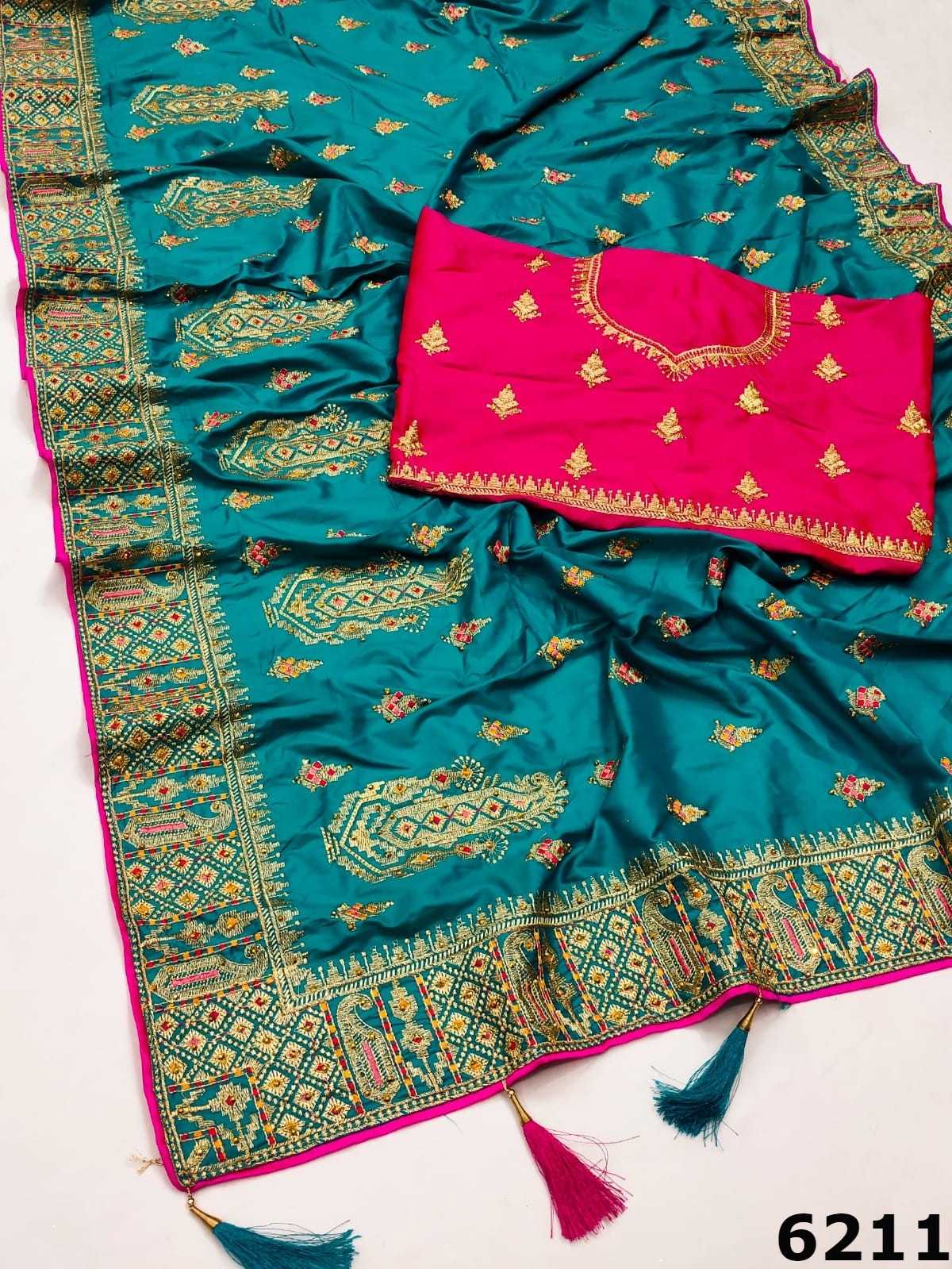 Ynf Soft Silk KESH114 6211 Sarees Wholesale Fancy Sarees Embroidered Sarees Stone Work Saree Manufacturer