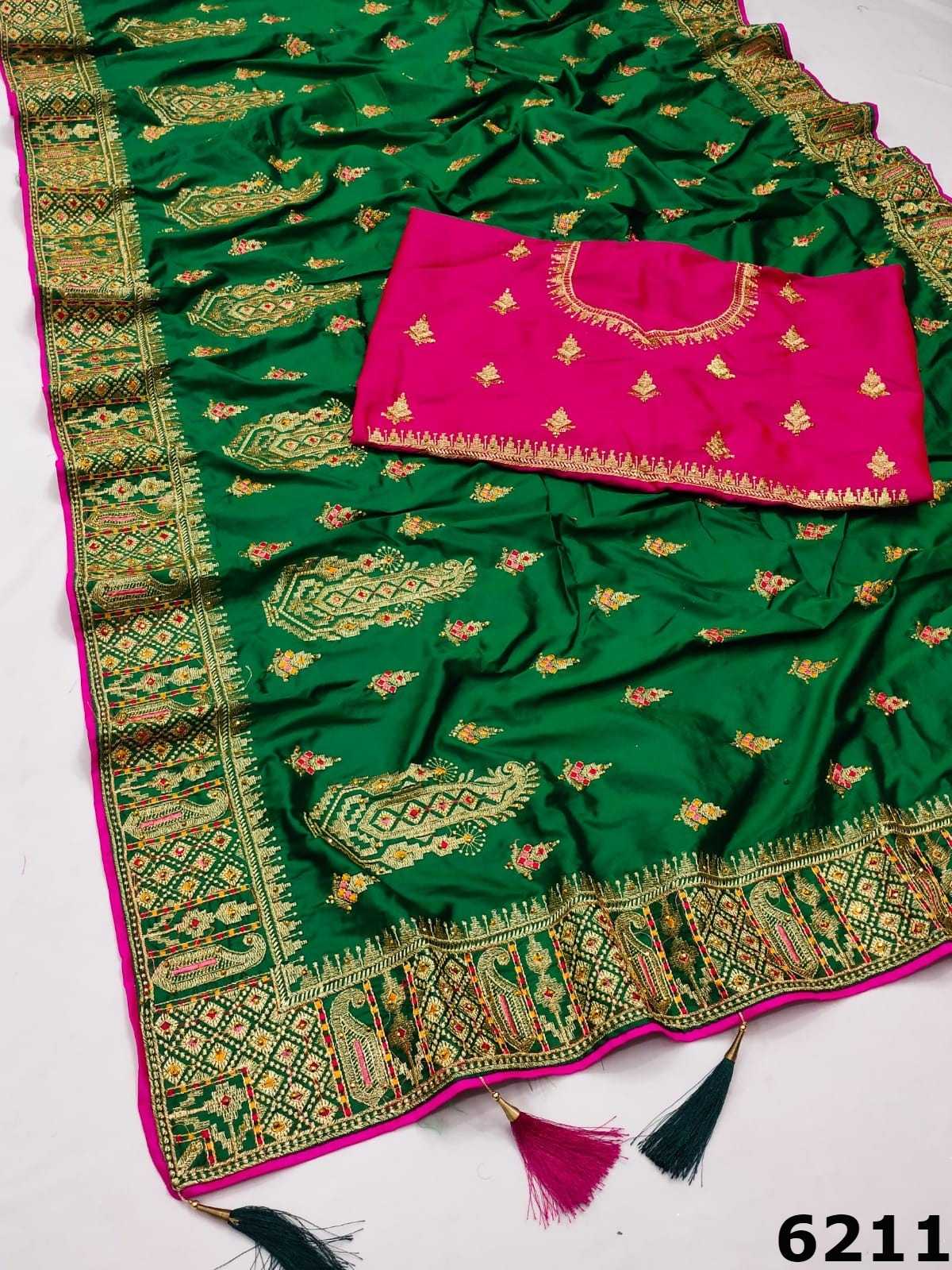 Ynf Soft Silk KESH114 6211 Sarees Wholesale Fancy Sarees Embroidered Sarees Stone Work Saree Manufacturer