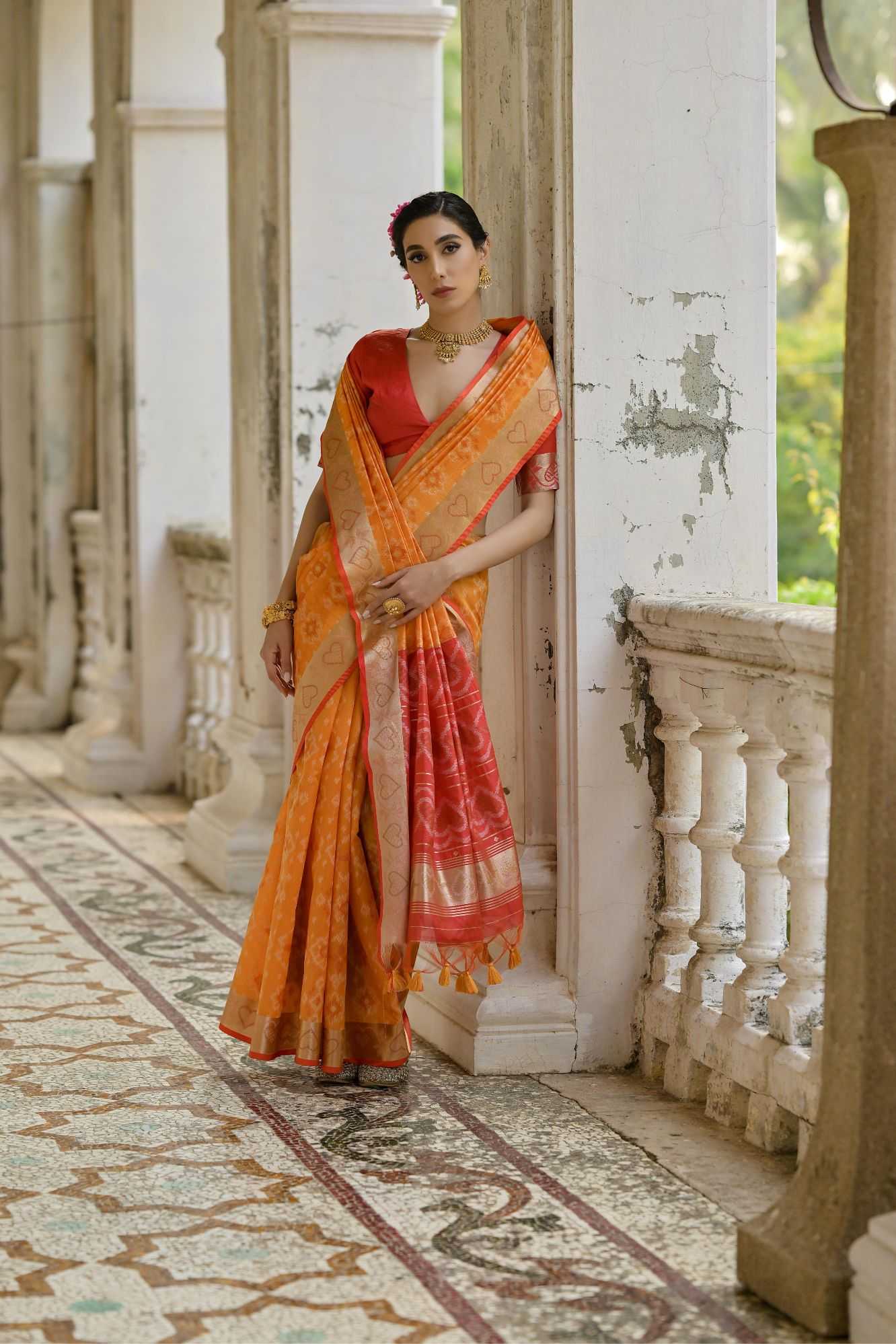 Ynf Soft Silk KESH165 SUNDARI IKKAT Silk Sarees Wholesale Soft Silk Sarees Ikkat Silk Sarees Zari Border Silk Sarees Manufacturer