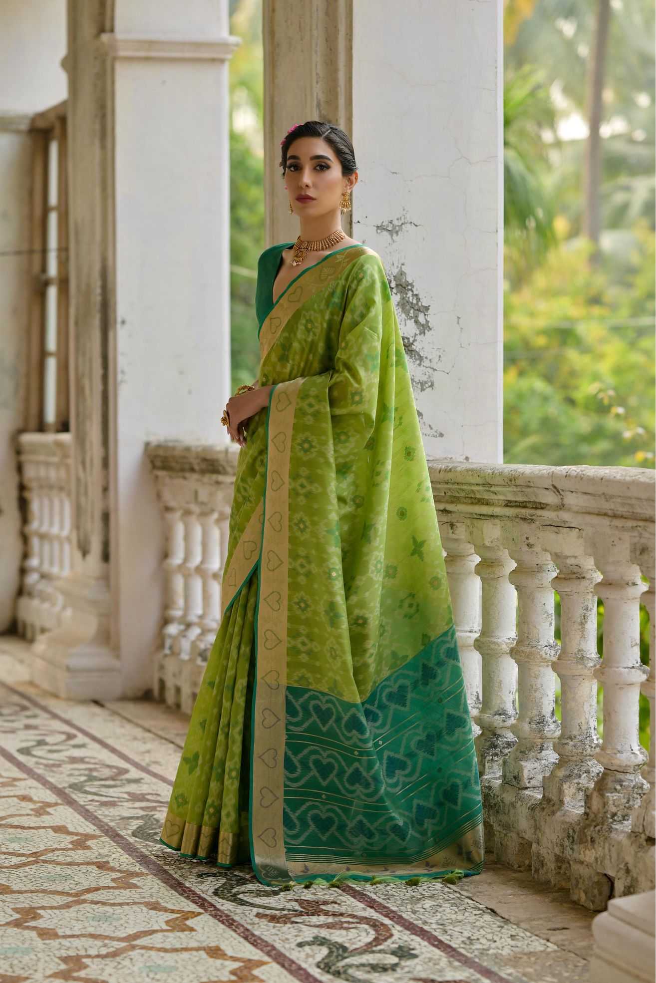 Ynf Soft Silk KESH165 SUNDARI IKKAT Silk Sarees Wholesale Soft Silk Sarees Ikkat Silk Sarees Zari Border Silk Sarees Manufacturer