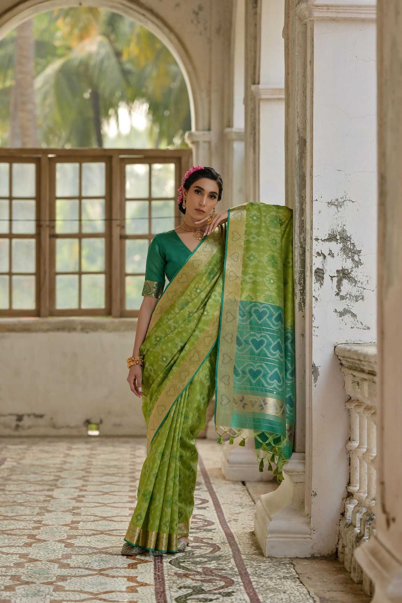 Ynf Soft Silk KESH165 SUNDARI IKKAT Silk Sarees Wholesale Soft Silk Sarees Ikkat Silk Sarees Zari Border Silk Sarees Manufacturer