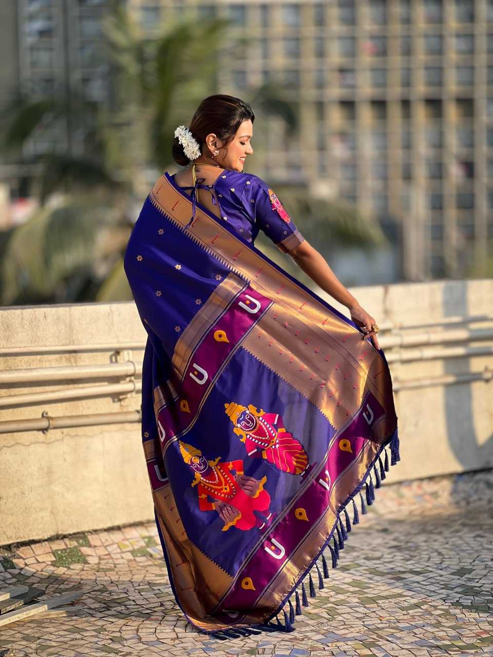 Ynf Soft Silk RIN116 REW58 Silk Sarees Wholesale Paithani Sarees Soft Silk Sarees Brocade Sarees Manufacturer