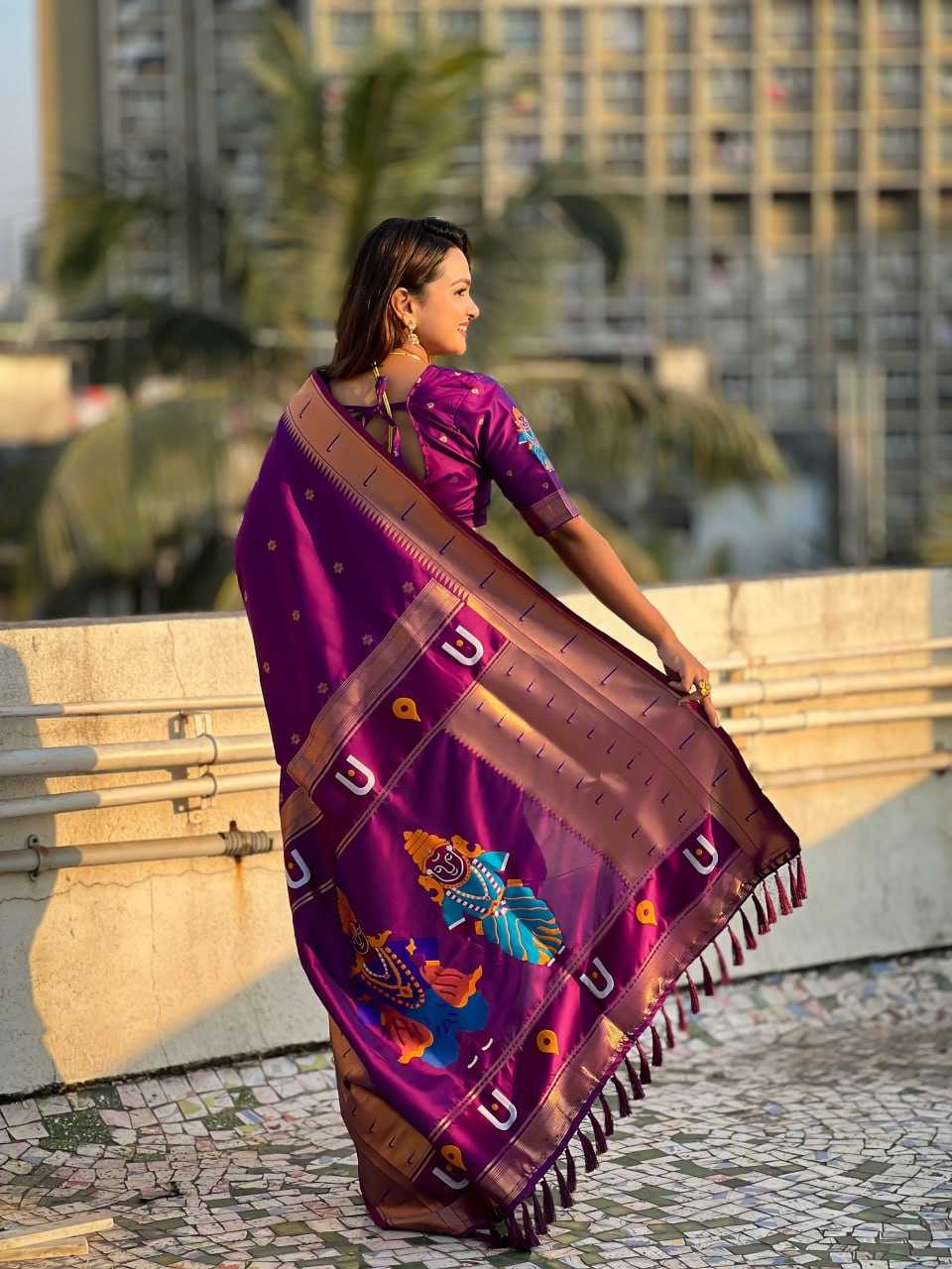 Ynf Soft Silk RIN116 REW58 Silk Sarees Wholesale Paithani Sarees Soft Silk Sarees Brocade Sarees Manufacturer