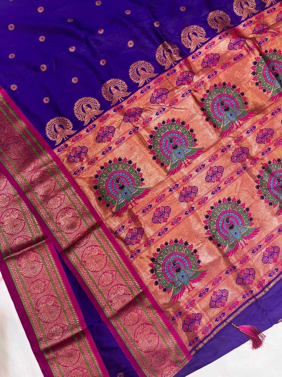 Ynf Soft Silk RIN116 REW61 Silk Sarees Wholesale Paithani Sarees Soft Silk Sarees Brocade Sarees Manufacturer