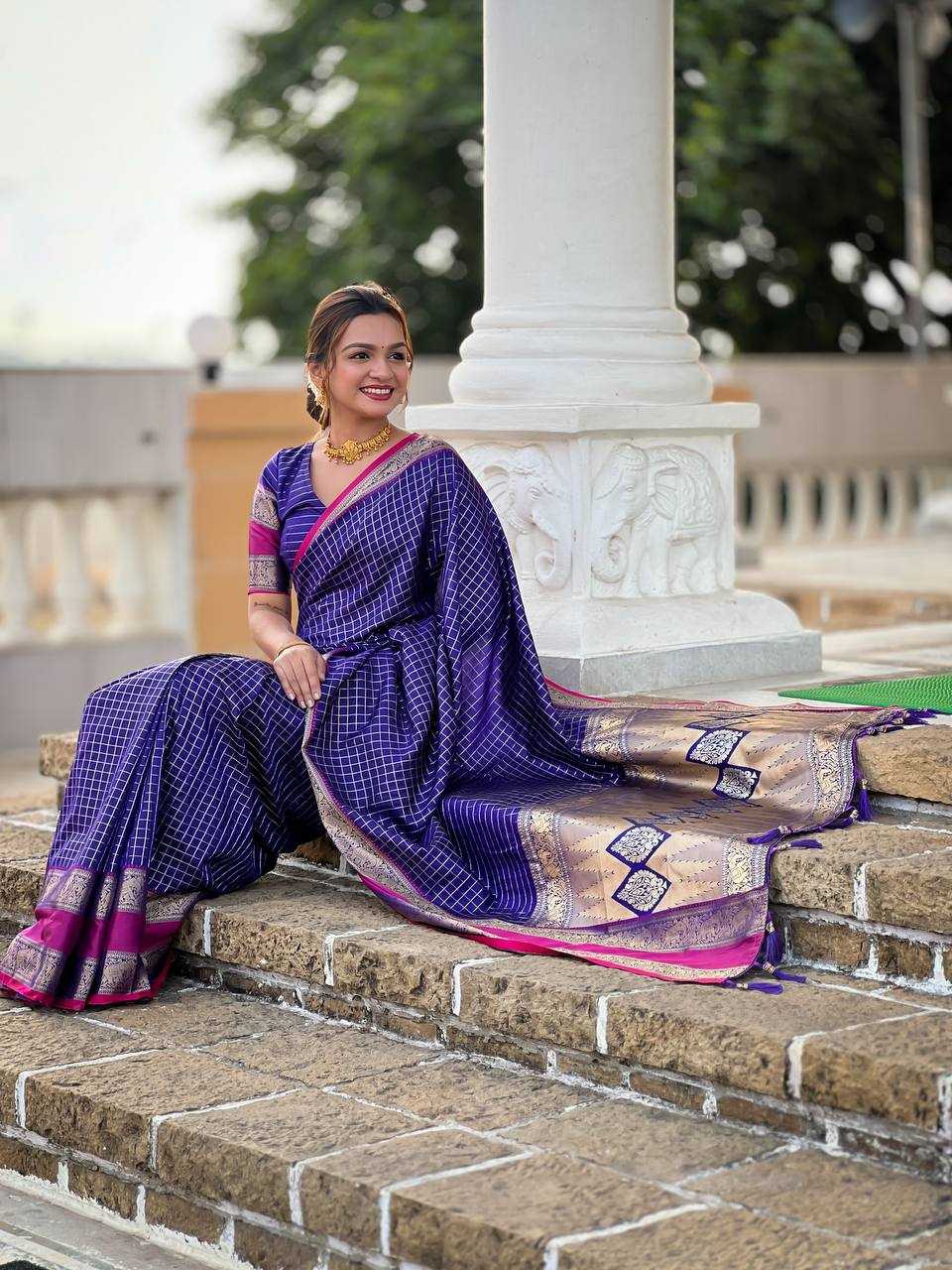 Ynf Soft Silk RIN150 Nx-235 Silk Sarees Wholesale Heavy Silk Sarees Soft Silk Sarees Zari Border Silk Sarees Manufacturer