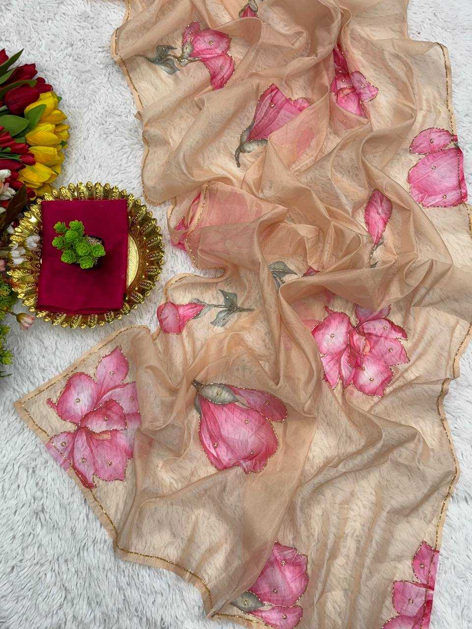 Ynf Tabby Silk KESH162 VRT02 Sarees Wholesale Designer Sarees Fancy Sarees Cutwork Saree Manufacturer