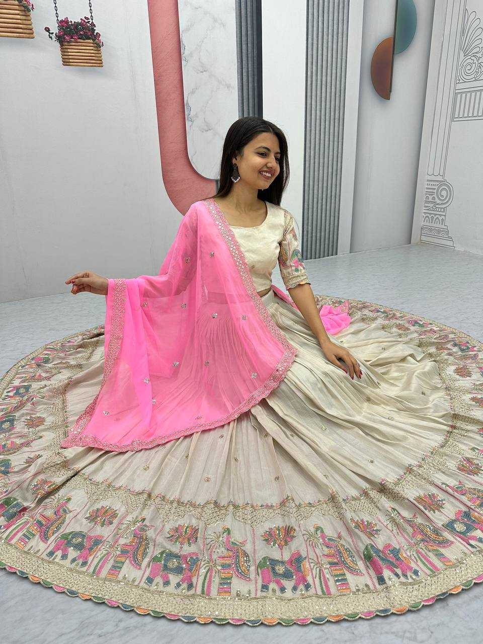 Ynf Tissue Silk KESH120 226 Lehengas Wedding Collections Festive Collections Wholesale Silk Lehenga Designer Lehenga Choli Lehenga With Dupatta Manufacturer