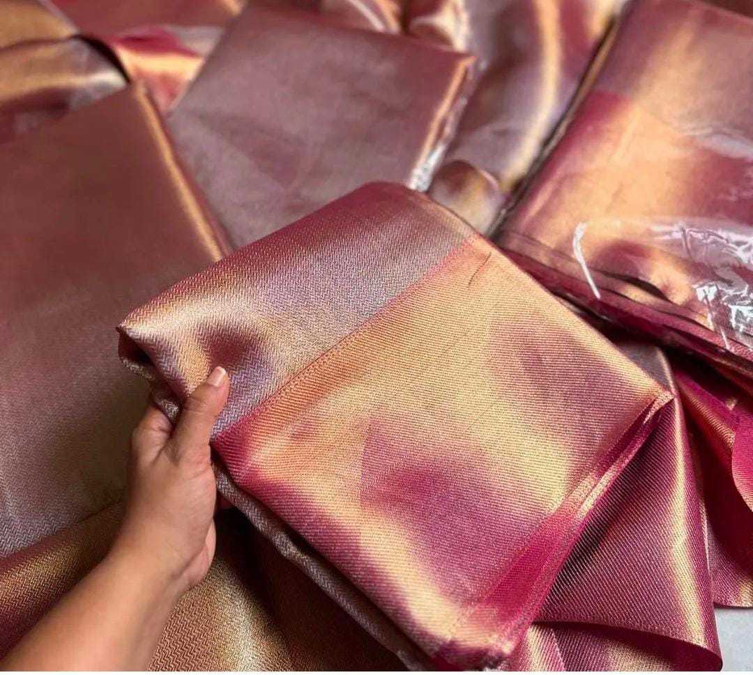 Ynf Tissue Silk KESH131 JYOTHIKA INSPIRED COLLECTION Sarees Silk Sarees Bollywood Collections Wholesale Kanjeevaram Sarees Tissue Silk Saree Zari Border Silk Sarees Jyothika Collection Manufacturer