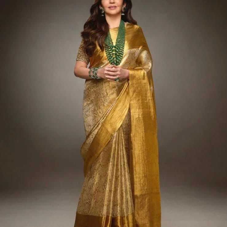 Ynf Tissue Silk KESH131 NITA AMBANI Vol-1 Sarees Silk Sarees Bollywood Collections Wholesale Kanjeevaram Sarees Tissue Silk Saree Zari Sarees Nita Ambani Manufacturer