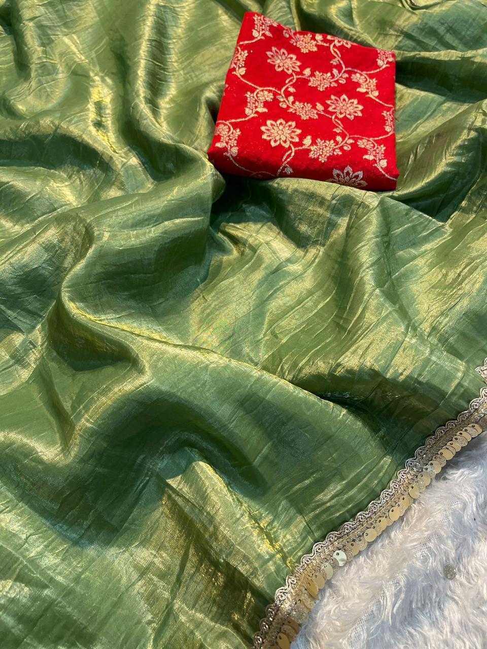 Ynf Tissue Silk KESH195 OLA Silk Sarees Teej Sarees Festive Collections Wholesale Banarasi Silk Sarees Designer Silk Sarees Fancy Silk Sarees Manufacturer