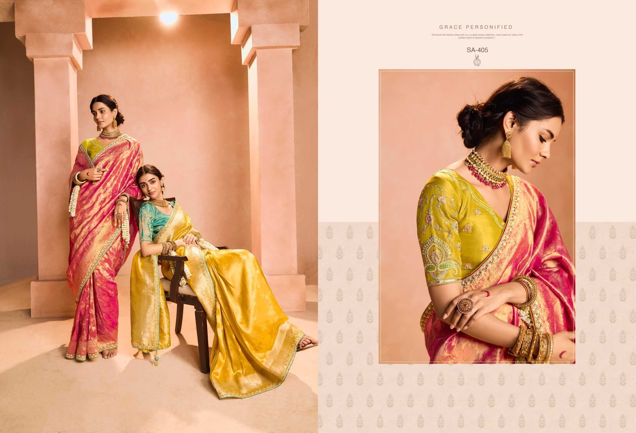 Ynf Tissue Silk KESH362 Utsav Silk Sarees Wholesale Heavy Silk Sarees Designer Silk Sarees Embroidered Silk Sarees Manufacturer