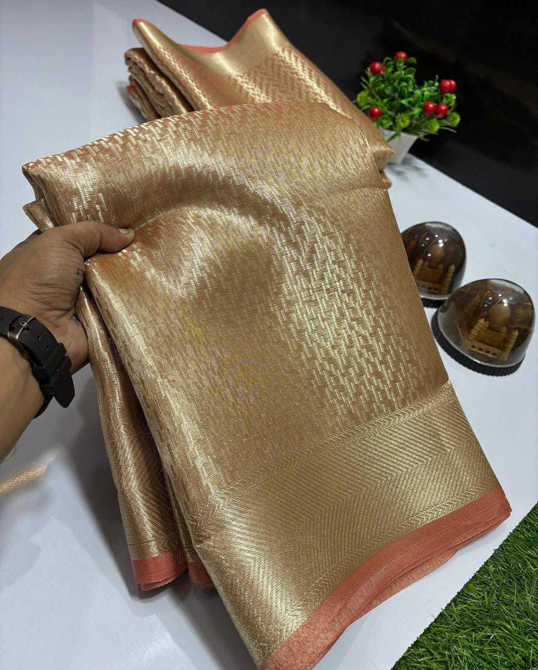 Ynf Tissue Silk KESH418 MKD03 Sarees Silk Sarees Wedding Collections Wholesale Party Wear Sarees Tissue Silk Saree Festive Sarees Manufacturer