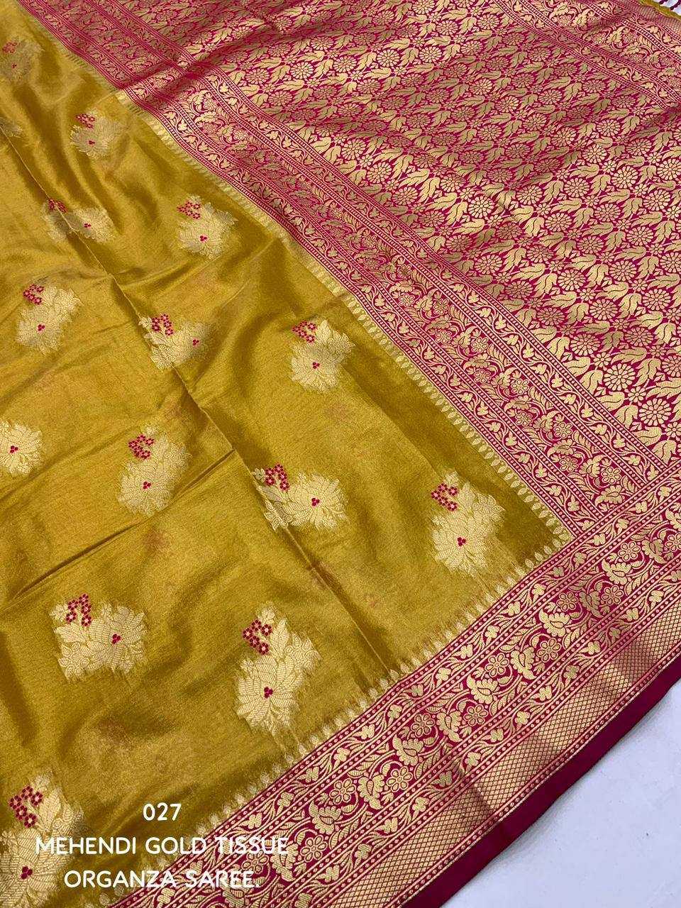 Ynf Tissue Silk KESH433 027 Sarees Wholesale Designer Sarees Tissue Silk Saree Festive Sarees Manufacturer