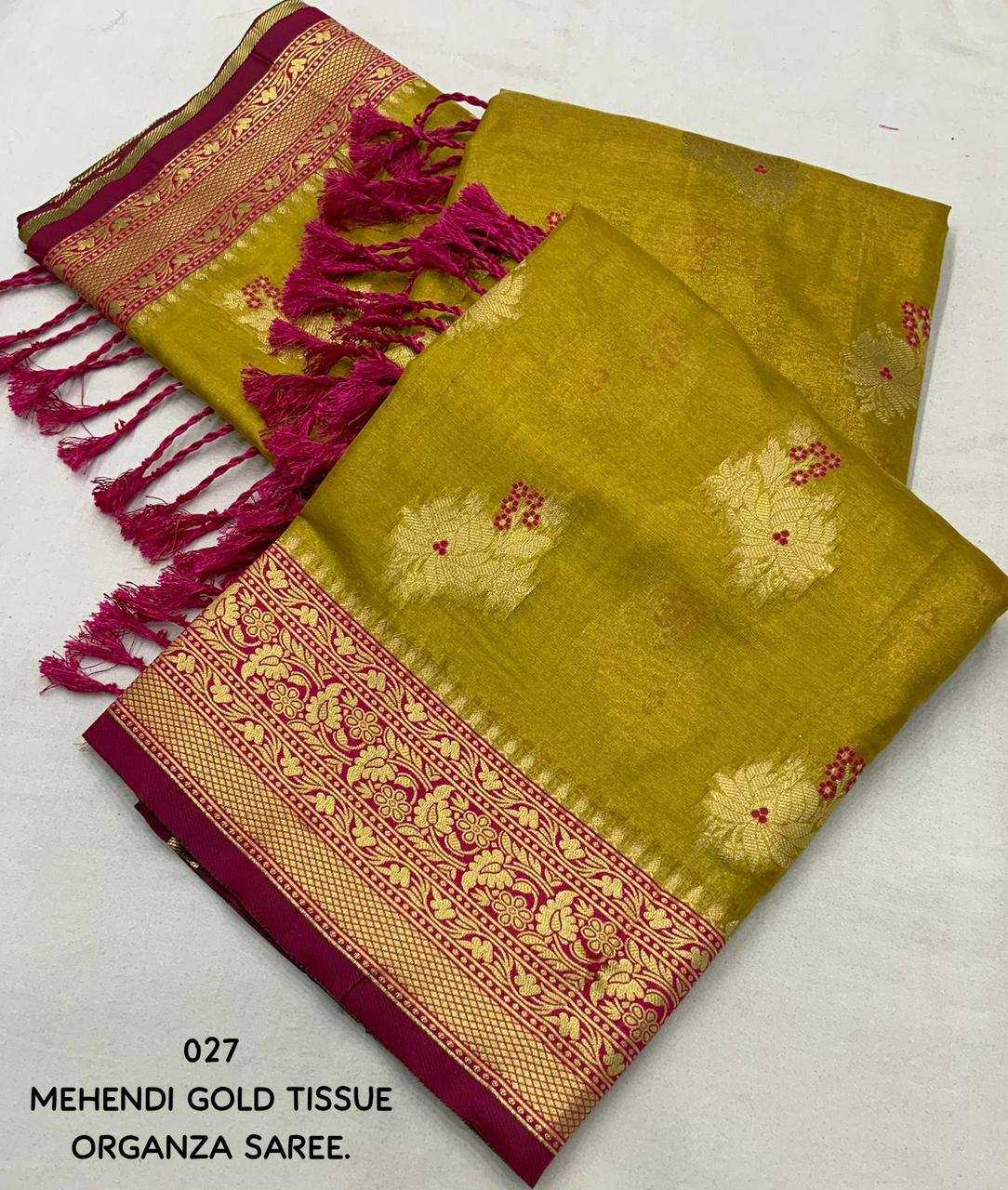 Ynf Tissue Silk KESH433 027 Sarees Wholesale Designer Sarees Tissue Silk Saree Festive Sarees Manufacturer