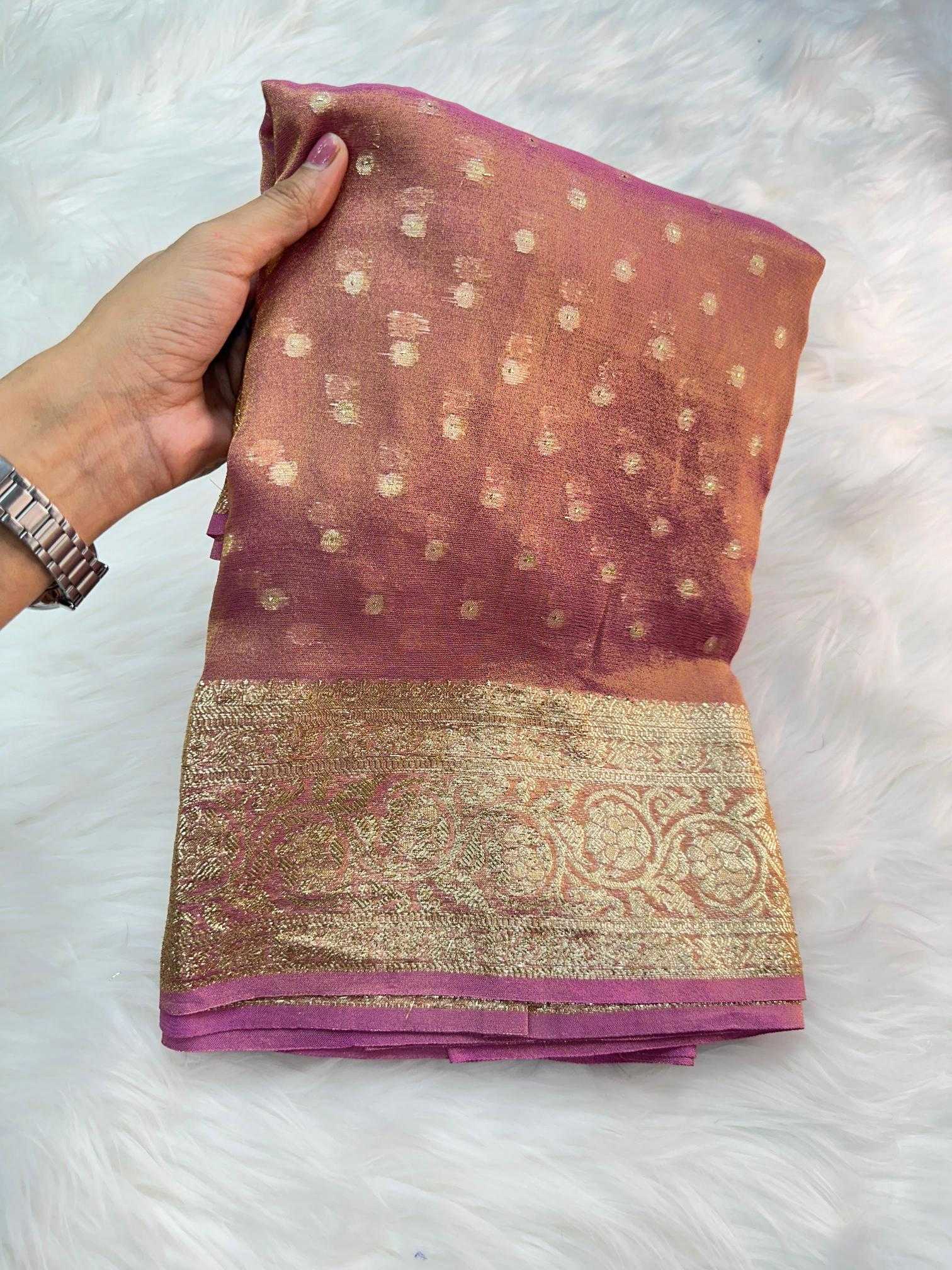 Ynf Tissue Silk RIN104 APE128 Silk Sarees Wedding Collections Festive Collections Wholesale Traditional Silk Sarees Silk Sarees For Weddings Holi Collections Manufacturer