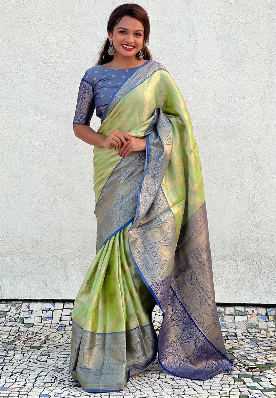 Ynf Tissue Silk RIN116 REW42 Silk Sarees Wholesale Kanjeevaram Sarees Tussar Silk Sarees Traditional Silk Sarees Manufacturer