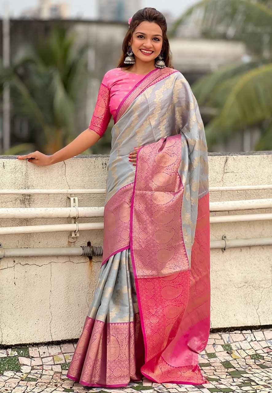 Ynf Tissue Silk RIN116 REW42 Silk Sarees Wholesale Kanjeevaram Sarees Tussar Silk Sarees Traditional Silk Sarees Manufacturer