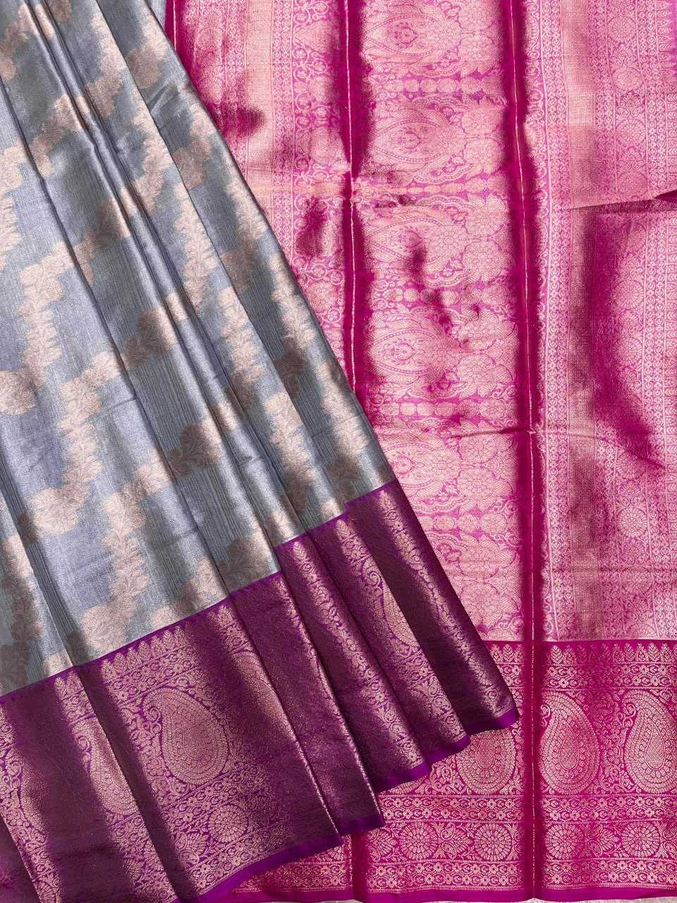 Ynf Tissue Silk RIN116 REW42 Silk Sarees Wholesale Kanjeevaram Sarees Tussar Silk Sarees Traditional Silk Sarees Manufacturer