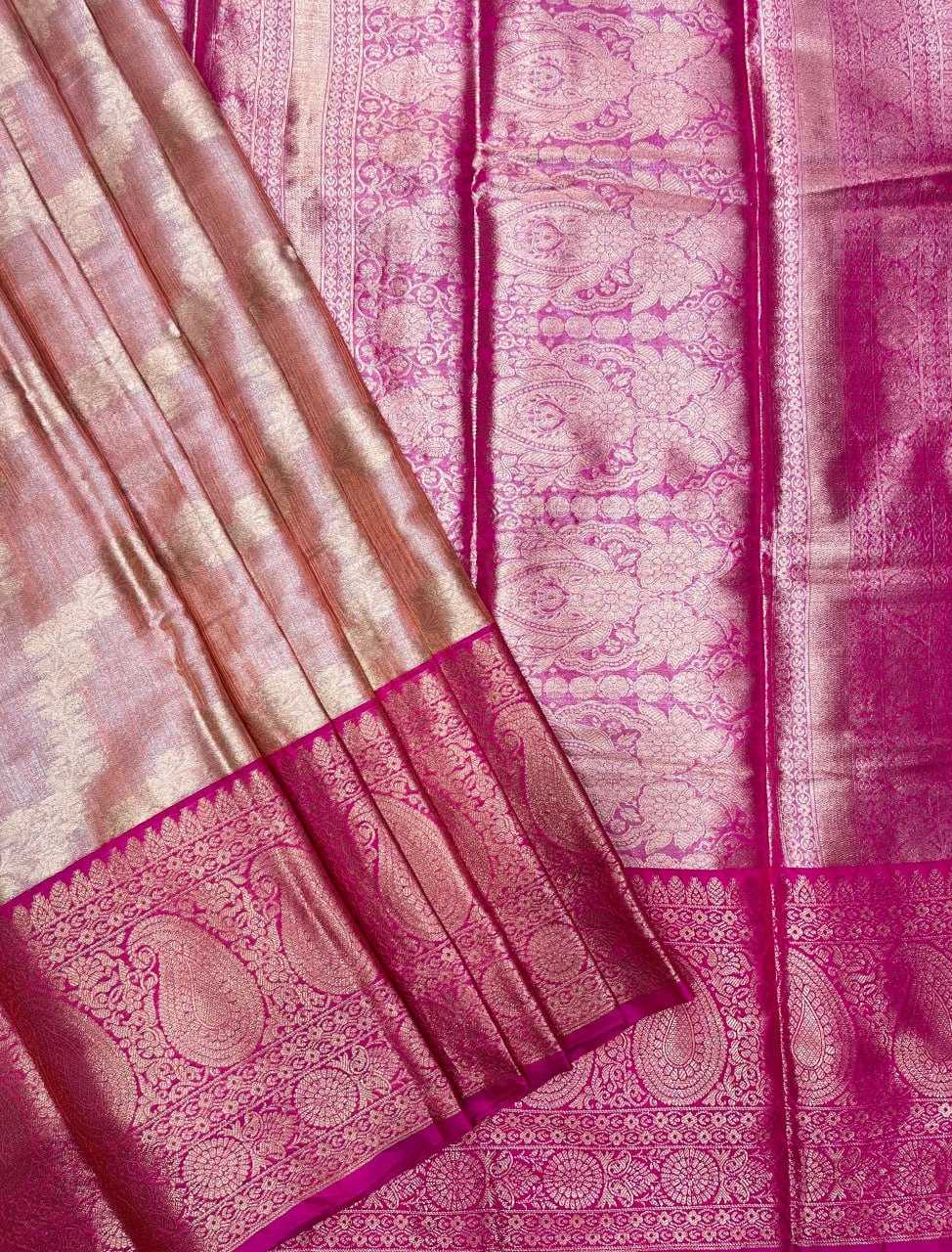 Ynf Tissue Silk RIN116 REW42 Silk Sarees Wholesale Kanjeevaram Sarees Tussar Silk Sarees Traditional Silk Sarees Manufacturer